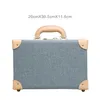 Suitcases 2023 fashion boarding universal wheels silent password suit business 13inch free checked luggage 230404