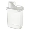 Liquid Soap Dispenser Laundry Detergent Airtight Double-sided Snap Fresh Food Storage Organizer