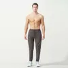 Yoga Outfits Lu-001 Herren Jogger Lange Hosen Sport Yoga Outfit Schnell trocknend Kordelzug Turnhallentaschen Jogginghose Hosen Herren Lässige elastische Taille Fiess