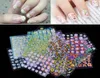 Adesivi per nail art 3D Decalcomanie Adesivo per trasferimento d'acqua con design floreale per manicure per Natale 50 fogli4915858