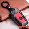 Auto Key Fashion Abs Bon Fiber Remote Case ER voor 1 2 3 4 5 6 7 Series X1 X3 X4 X5 X5 X6 F30 F34 F10 F07 F20 G30 F15 F16 0919 Drop Deliv Dhe7i