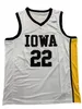 22 Caitlin Clark Custom Iowa Hawkeyes 농구 저지 Joe Toussaint Ryan Kriener Jack Nunge Tony Perkins Keegan Kris Murray Oele Final Four 4