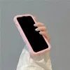 Telefonfodral söt blomma mjuk silikon 3D för iPhone 13 12 14 pro max i11 deluxe stötsäker rosa täckning 231104