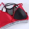 Yoga Outfit Sports Underwear Women Breathable Mesh No Steel Ring Quick-drying Vest Running Fitness Bra Workout Tops