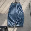 Pantaloni da uomo Uomini Velluto a coste Harajuku Gamba Larga 2023 Tuta Mens Giapponese Streetwear Pantaloni Della Tuta Maschile Coreano Casual Jogging W33