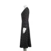 Costume thématique mercredi jeu de rôle robe noire adulte enfants à pois ski gothique Lolita costume d'Halloween 230404