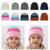 Caldi cappelli invernali per bambini Bambini lavorati a maglia Berretti per bambini Berretti per neonati Cappello per ragazze Berretto con teschio Berretto per bambini Berretti moda carino 10 colori Cappelli per feste per bambini Q690