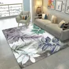 Carpets Modern Abstract Carpet Livingroom Simple Leaf Pattern Sofa Coffee Table Pad Area Rug Cute Bedroom Bedside Blanket Cloakroom Mat