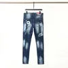 Street fashion merk Pantalones Vaqueros Para Hombre motorfiets borduurpasvorm #11