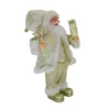 Other Event Party Supplies Golden Standing Santa Claus Doll With Gift Bags Xmas Decor For Home Navidad Ornaments Happy Year Kids Favors 230404