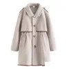 Cardigan Children Girls Coats Winter Winter Jackets Woolen Long Teenagers Dark Ender Complet