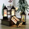 Other Event Party Supplies Christmas Snowball Lamp Led Lantern Snowman Water Navidad Vintage Gift Year 230404