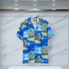 Blakely Sweat à capuche pour homme en soie avec bouton imprimé Bowling Hawaii Floral Chemises décontractées pour homme Robe hawaïenne T-shirt