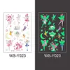 5 PC TEMOSIWNE TATTOO TATTOO TATTOO TATTOO LUMINOSUNE DZIECKO Tymczasowe Fałszywe Tatuaże Świecą Pastę na twarzy noga ramion do ciała sztuka Mermaid Stakera Z0403