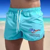 Mens shorts strand snabb torr andas surf korta stammar kläder byxor sommar simning baddräkt färgglad badkläder 230404