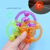 Party Favor 10 hand-painted illuminated flash rope flywheel toys Led gyroscope Birthday party discount carnival gifts 230404