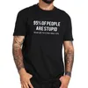 Men's T-Shirts 100% Cotton T shirt Good Job I'm In Other 10% Simple Letter Design Breathable Tshirt EU Size 230404