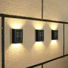 Nouveauté éclairage 1-16 pièces lampe solaire lumières LED extérieures IP65 étanche pour la décoration de jardin balcon cour rue décoration murale lampes lumière de jardinage P230403