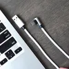 USB Micro Cable 2A 90 -градусный шнур для зарядного устройства Data Data Data для iPhone 13 14 Samsung Xiaomi Accessories