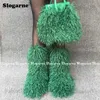 New Fashion Handbag Women 2023 Outdoor Faux Wool Luxury Fur Woman Furry Bag Girls' Fluffy Curly Boots Wallet Purse T231104