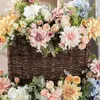 Decorative Flowers Artificial Silk For Home Wedding Christmas Decor Bedroom Centerpiece Table Arrange Bride Holding Flower Fake Bouquet