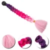 Motorcycle Helmets Trim Braid Ponytail Pigtails Suction Cup Decoration Beanie Motorcycles