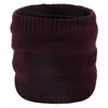 Scarves Knitted Loop Scarf With Velvet Inner Women Men Winter Warm Infinity Solid Color Wool Snood Collar Circle Ring