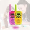 Spielzeug-Walkie-Talkies Spielzeug-Walkie-Talkies Jungen Mädchen Handfunkgerät Zwei-Wege-Radio Mini-Spielzeug Talki Walki für Kinder Talkie Geburtstag Chr Dhhal