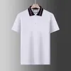 Polo shirt mens t shirt designer polo luxury brand shirts womens fashion short-sleeve pure cotton letter print design 33 colors wholesale price