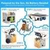 Solar Energy Toys 6 in 1 Science Experiment Solar Robot Toy DIY Building Powered Learning Tool Education Robots Technological Gadgets Kit for Kid