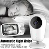Monitory dla niemowląt VB609 Bezprzewodowy Monitor Baby Monitor 3.2 -calowy Babyphone 2 Way Audio Nocne Zestawy Noc