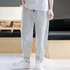 Pantalons pour hommes Hommes Lâche Droit Coton Bloomers D'été Casual Parachute Pour Hommes Intérieur Extérieur Chinos Slim Fit