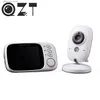 Babyphones QZT 3.2 pouces bébé moniteur Vision nocturne voix réveil automatique par caméra musicale sans fil vidéo LCD caméra de sécurité numérique Q231104