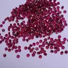 Losse Edelstenen Ruihe Directe Verkoop Groothandelsprijs Producten Synthetisch Gemaakt Ruby #8 Ronde 0.8-3 Mm Edelsteen Sieraden maken Steen