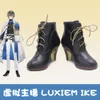 Anime Vtuber LUXIEM Ike Eveland Boots High Heel NIJISANJI EN Cosplay Custom Made Shoes for Halloween Party