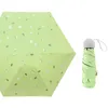 Umbrellas Five-Fold Mini Sun Umbrella UV-Proof Female Ultra-Light Compact Dual-Use Pocket Parasol