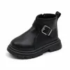 Stiefel Winter Kinder Mode Warme Pelz Knöchel Jungen Mädchen Plattform Schuhe Zip Solide Runde Kappe Booties Kinder Casual