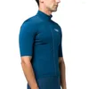 Racingjackor Rödrosa Race Cycling Jersey Men Summer Quick Dry Short Sleeve MTB HOMBRE