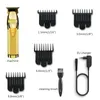 Aparador de cabelo pode ser zero gaped pro aparador de cabelo para homens poderoso aparador de barba aparador de barba profissional máquina de corte de cabelo recarregável 230403