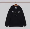 Hooded sweater black men and women's spring and autumn trend mid length versatile top for couples loose fitting Hong Kong style Hong Kong version s--5XL
