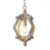 Pendant Lamps French Pastoral Restaurant Chandelier Bar Counter Shop Decorative Lighting Model Room Living Bedroom