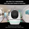 Babyfoons Tuya WiFi Draadloze IP-camera Thuis Binnenbewaking 1080P Cloud Cam 2K HD 360Pan Tilt Full Color Babyverzorging Kan tweerichtingsverkeer Q231104