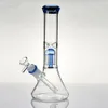 11.2 inch Glass Bong 5MM Thickness smoke Water Pipe with 6 arm trees include Bowl & downstem Bongs Female Dab Rig