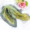 Sarongs Spring-Summer Hot Women Silk Scarf Square Lady Wrap Small Office Neck Head Scarf Hair Scarf Foulard 50*50cm Skinny Scarfs P230403