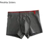 Underpants 3-piece Men's Underwear Boxing Set Men's Fashion Japanese Style Striped Cotton Boxing Fashion Breathable Men's Underwear Shorts L-3XL 230404