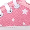 First Walkers Born Baby Toddler Garçons Filles Semelle Souple Enfants Chaussures Toile Prewalker Lace Up Sneaker 0-18MFirst