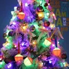 Strängar bubbla sträng ljus jul natt återanvändbart träd för staket