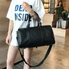 Duffel Bags PU Travel Bag Woven Luggage Handbag Women's Shoulder Large Capacity Waterproof Sports Gym Ladies Crossbody