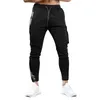 Pantalon pour hommes M Glitter Fitness Pocket Sports Zipper Multi Pantalon Casual