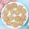 Moldes de cozimento Eid Mubarak Cookie Cutters Star Moon Biscuit Biscoit Stamp Decor